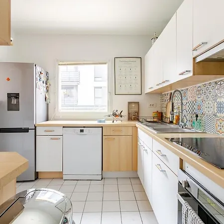 Apartment Super Cozy Duplex For Paris, With Metro And Parking